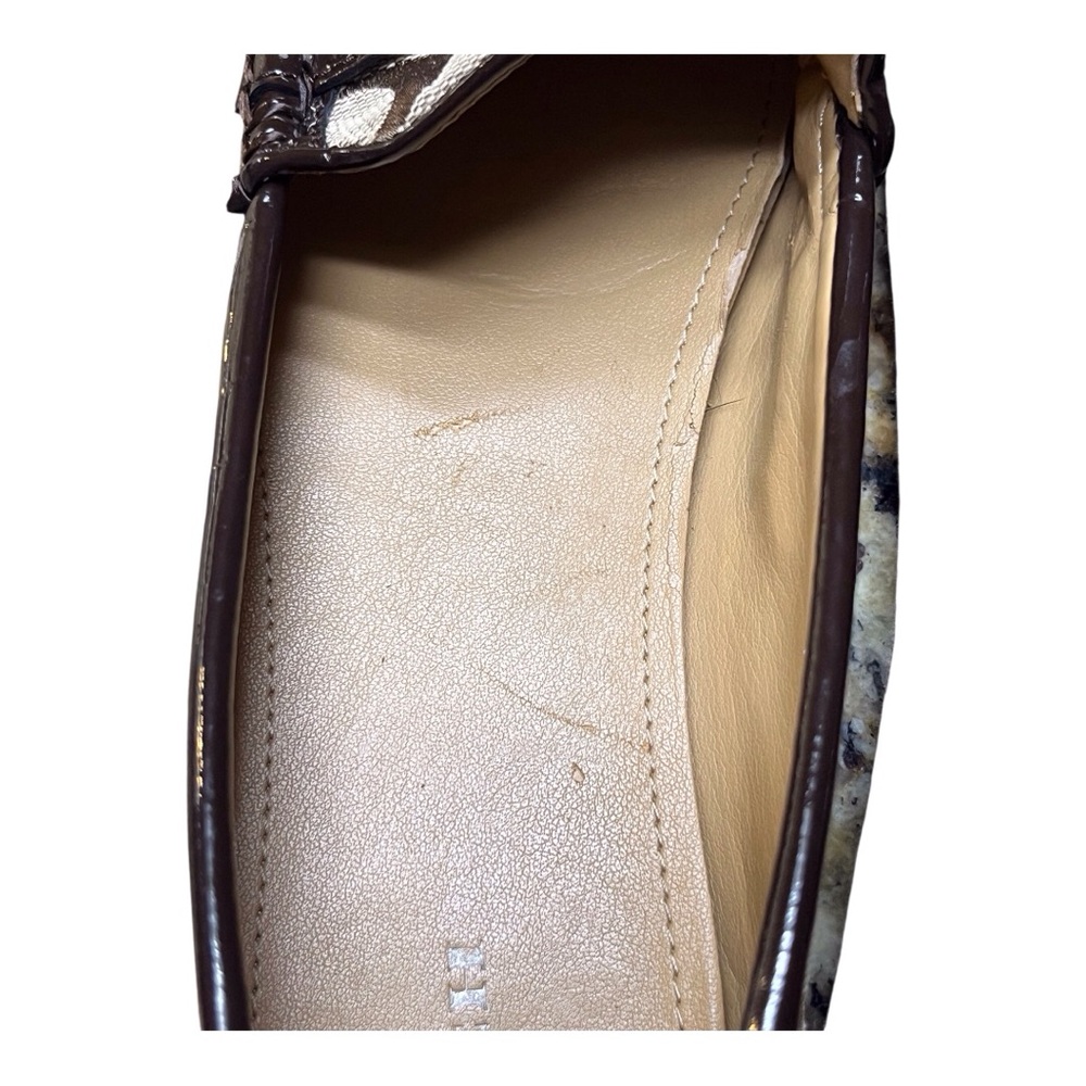 COACH Frida Monogrammed Canvas Loafers - Picture 7 of 9